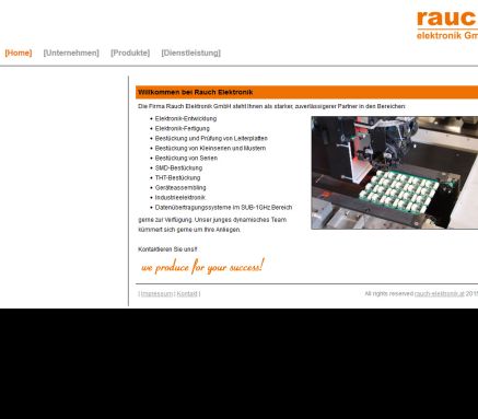 Rauch Elektronik GmbH  Öffnungszeit