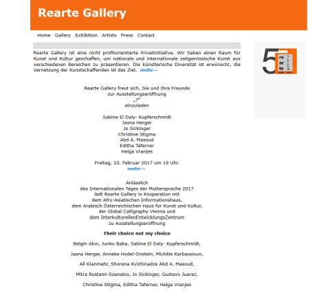 Rearte Gallery Abd A. Masoud Erfahrung Rearte Gallery Abd A. Masoud Öffnungszeit