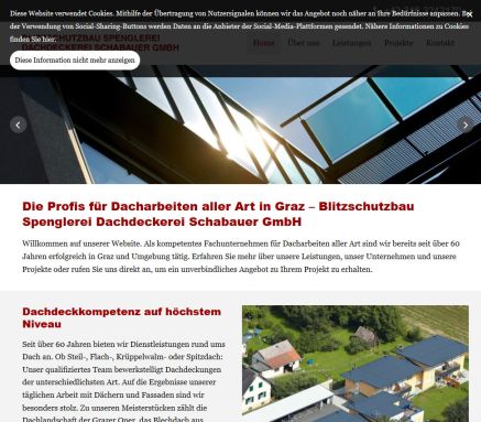 Dachdecker Spengler Blitzschutz Graz | Schabauer Die Dachmarke | Home Erfahrung Dachdecker Spengler Blitzschutz Graz | Schabauer Die Dachmarke | Home Öffnungszeit