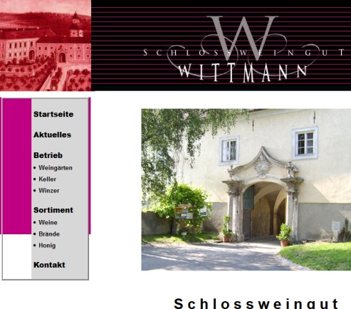 Schlossweingut Johann Wittmann  Öffnungszeit