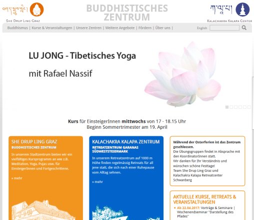 She Drup Ling Graz  Buddhistisches Zentrum  Öffnungszeit