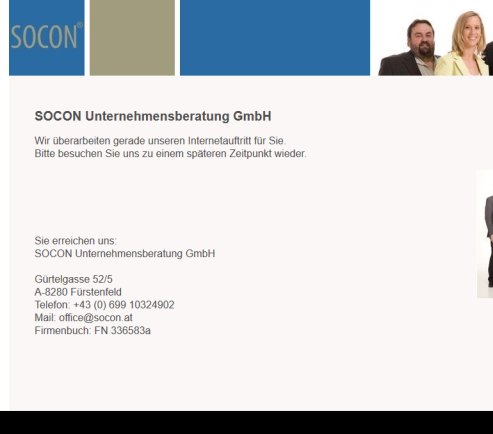 SOCON Unternehmensberatung GmbH  Öffnungszeit