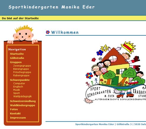 Willkommen | Sportkindergarten Monika Eder  Öffnungszeit