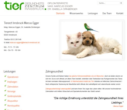 Tierarzt Innsbruck 8211 Tierärzte Mag Marcus Egger Dr Isabella Dirnberger 8211 Tierarztpraxis Startseite   Öffnungszeit