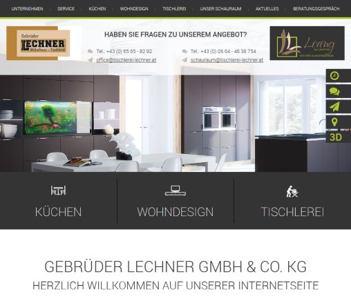 Gebrüder Lechner in Wald im Pinzgau  Möbelhaus  Tischlerei  Schlafzimmer  Wohnzimmer  Zillertal Arena Gebrüder Lechner GmbH & Co. KG Öffnungszeit