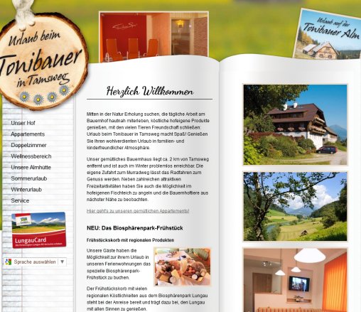 Urlaub beim Tonibauer in Tamsweg Urlaub am Bauernhof in der Ferienregion Lungau Die Medienwerkstatt GmbH Erfahrung Urlaub beim Tonibauer in Tamsweg Urlaub am Bauernhof in der Ferienregion Lungau Die Medienwerkstatt GmbH Öffnungszeit