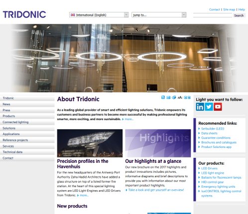 Tridonic   Electronic Application Guide: Start Tridonic GmbH & Co KG Öffnungszeit