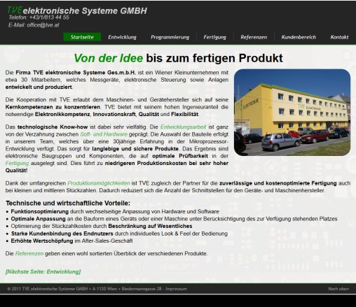 TVE elektronische Systeme GMBH TVE elektronische Systeme GMBH Öffnungszeit