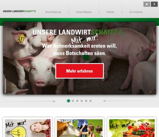 Unsere Landwirtschafft's |  Öffnungszeit