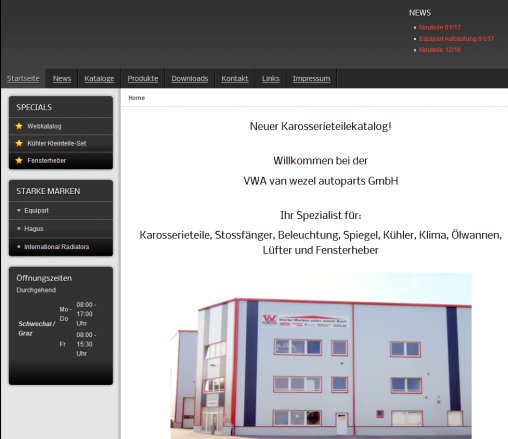 Van Wezel GmbH Van Wezel Autoparts GmbH Öffnungszeit