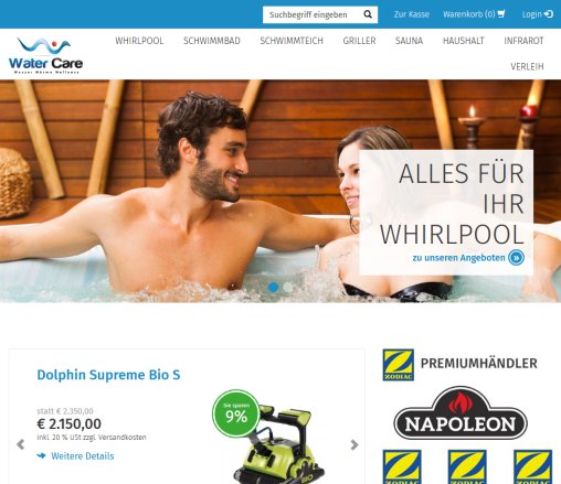 Water Care Wasser Wärme Wellness  Öffnungszeit