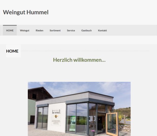 Weingut Hummel  Öffnungszeit