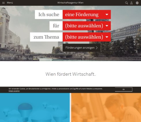 Wirtschaftsagentur.at: Ein Fonds der Stadt Wien › Wirtschaftsagentur.at  Öffnungszeit