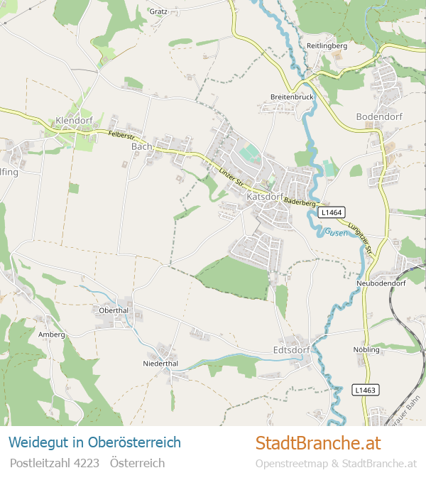 Weidegut Stadtplan Oberösterreich