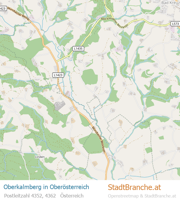 Oberkalmberg Karte Oberkalmberg Stadtplan Oberösterreich
