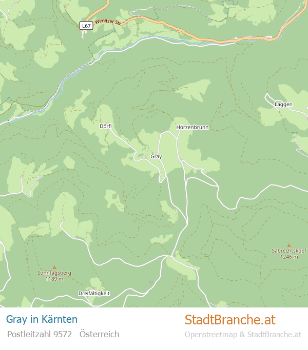 Gray Karte Gray Stadtplan Kärnten