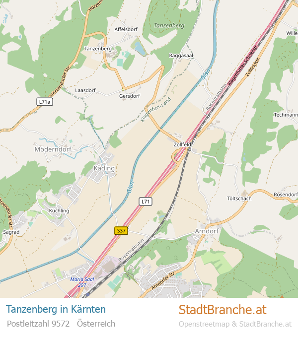 Tanzenberg Stadtplan Kärnten