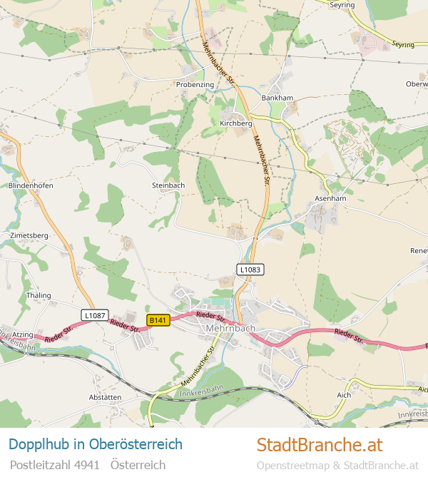Dopplhub Karte Dopplhub Stadtplan Oberösterreich