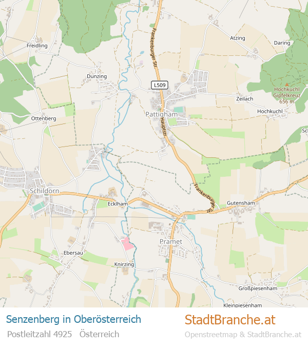 Senzenberg Stadtplan Oberösterreich