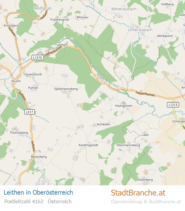 Leithen Stadtplan Oberösterreich