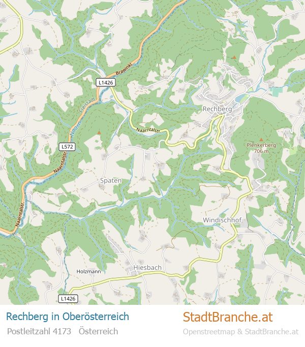 Rechberg Stadtplan Oberösterreich