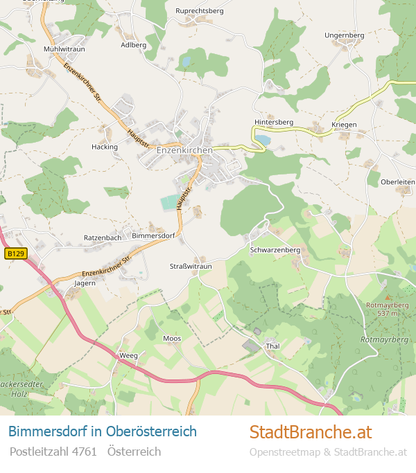 Bimmersdorf Karte Bimmersdorf Stadtplan Oberösterreich