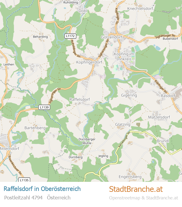Raffelsdorf Stadtplan Oberösterreich