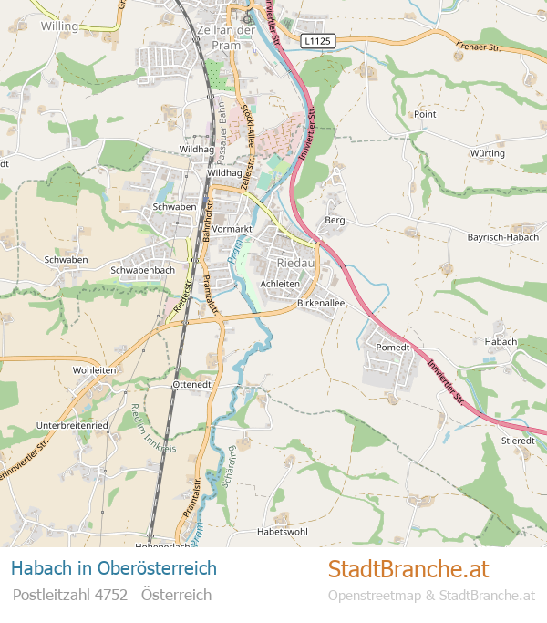 Habach Stadtplan Oberösterreich