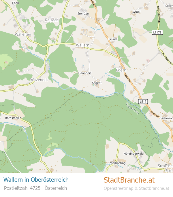 Wallern Karte Wallern Stadtplan Oberösterreich