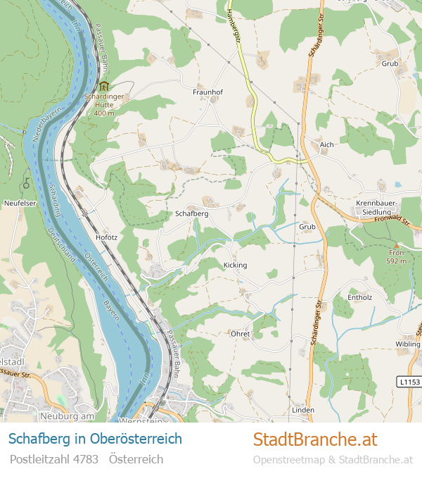 Schafberg Stadtplan Oberösterreich