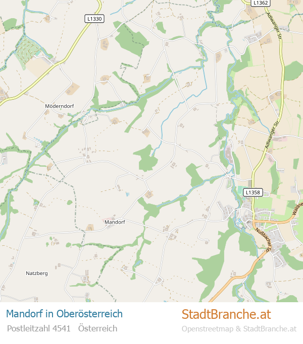 Mandorf Stadtplan Oberösterreich