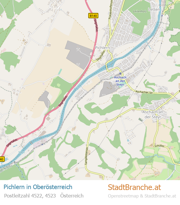Pichlern Karte Pichlern Stadtplan Oberösterreich