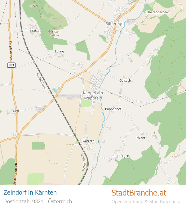 Zeindorf Stadtplan Kärnten