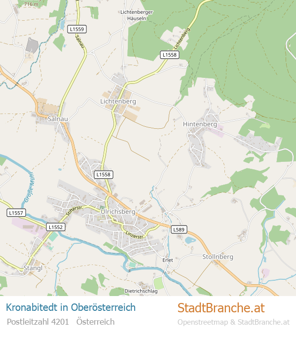 Kronabitedt Karte Kronabitedt Stadtplan Oberösterreich