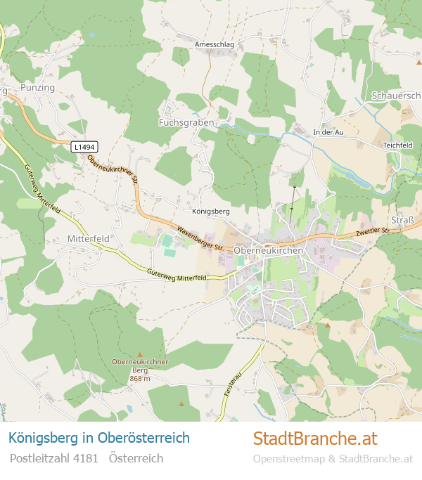 Königsberg Karte Königsberg Stadtplan Oberösterreich