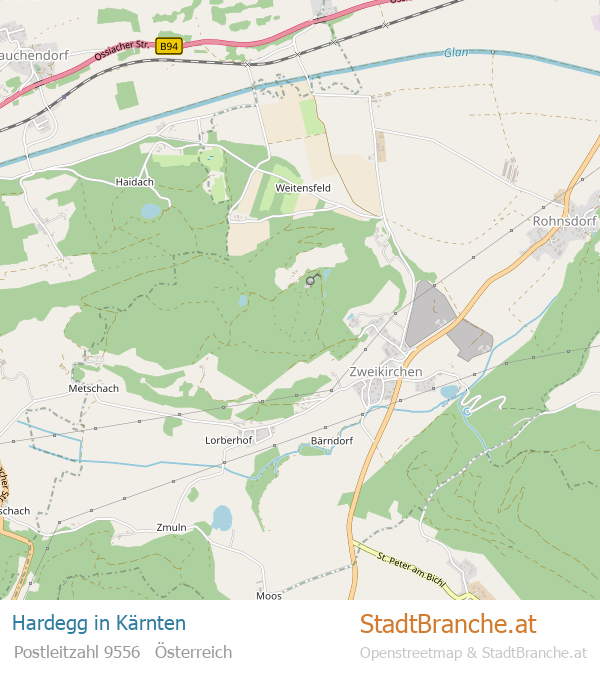 Hardegg Stadtplan Kärnten