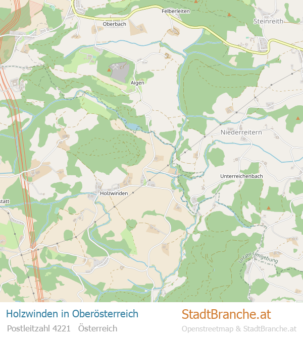 Holzwinden Karte Holzwinden Stadtplan Oberösterreich