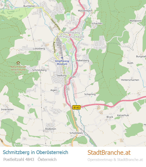 Schmitzberg Stadtplan Oberösterreich