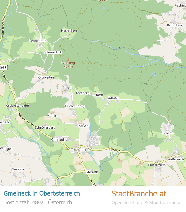Gmeineck Stadtplan Oberösterreich