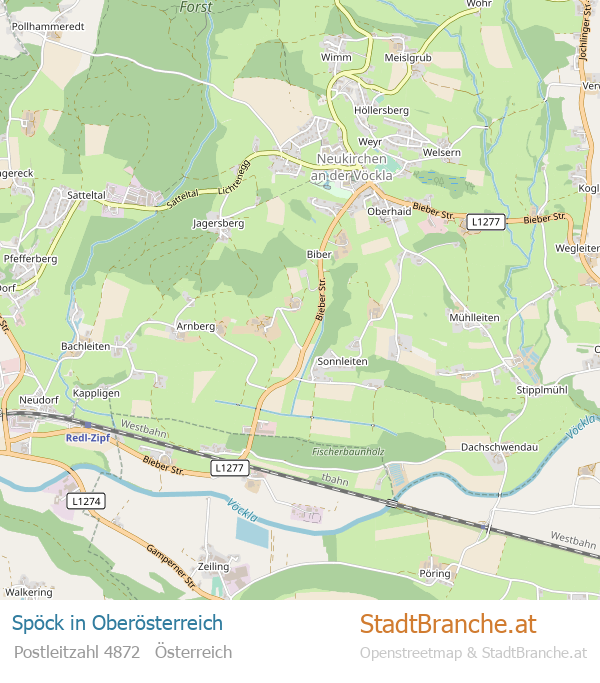 Spöck Stadtplan Oberösterreich