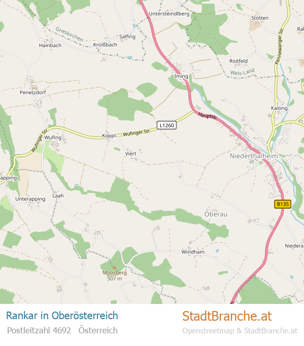 Rankar Karte Rankar Stadtplan Oberösterreich