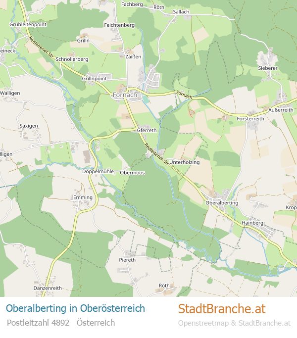 Oberalberting Karte Oberalberting Stadtplan Oberösterreich