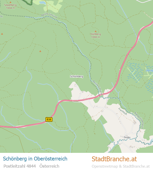 Schönberg Karte Schönberg Stadtplan Oberösterreich
