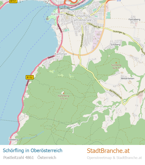 Schörfling Stadtplan Oberösterreich