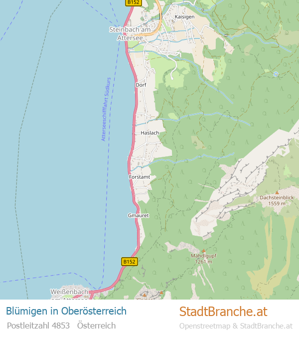 Blümigen Karte Blümigen Stadtplan Oberösterreich