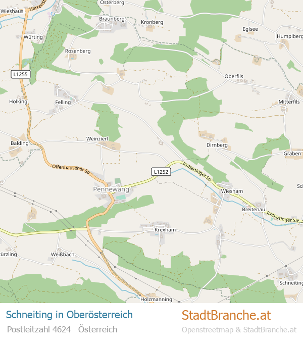Schneiting Karte Schneiting Stadtplan Oberösterreich
