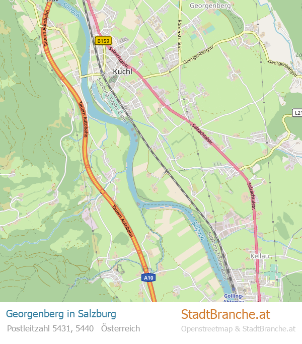 Georgenberg Stadtplan Salzburg