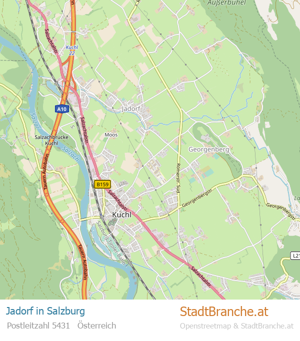Jadorf Stadtplan Salzburg
