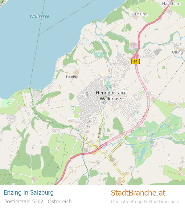 Enzing Stadtplan Salzburg
