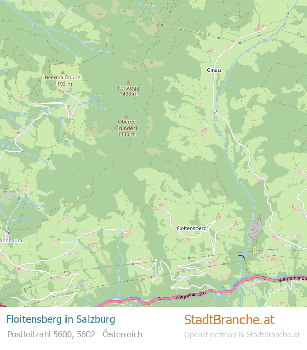 Floitensberg Stadtplan Salzburg